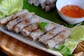 Vietnamese spring roll pastry Royalty Free Stock Photo