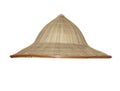 Vietnamese straw hat isolated on white background Royalty Free Stock Photo