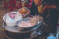 Vietnamese Street food Vendor in Da lat Royalty Free Stock Photo