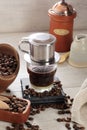 Vietnamese Style Drip Coffee with Condense Milk