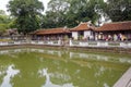 Hanoi, Vietnam Temple of literature. Lotus pond.