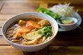 Vietnamese vegan Bun Bo Hue Royalty Free Stock Photo