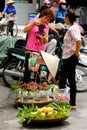 Vietnamese women street vendors Hanoi