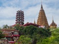 The Vietnamse and Thai stupas or pagodas in Kanchanaburi, Thailand Royalty Free Stock Photo