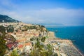 Vietri sul mare city on amalfitan coast Royalty Free Stock Photo