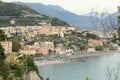 Panoramic view of Vietri sul Mare Town, Amalfi Coast, Italy Royalty Free Stock Photo