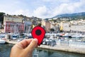 Vieux Port, the Old Port, in Bastia, France Royalty Free Stock Photo