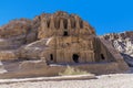 A view of an abandoned cave dwelling on the path leading to the ancient city of Petra, Jordan Royalty Free Stock Photo