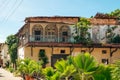 View of an abandoned first police station in Kenya in the Old Town of the coastal town of Mombasa, Kenya