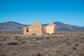 View of an abandoned house in the middle of the Flinders Ranges