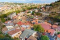 View of Abanotubani district in the Old Town of Tbilisi. Georgia Royalty Free Stock Photo