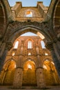 View of Abbey of Saint Galgano, a Cistercian Monastery located in Chiusdino, Tuscany