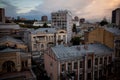 A view from above of an ancient European city Royalty Free Stock Photo