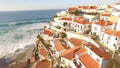 View from above Azenhas do Mar Sintra. Lisbon Portugal