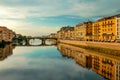 The ancient bridge of Ponte Vecchio.