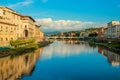 The ancient bridge of Ponte Vecchio.