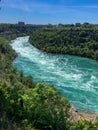 Canadian whirlpool and rapids downstream from Niagara Falls