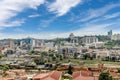 View from the above of the Capital city Kampala in Uganda, Africa