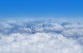 View above the clouds Royalty Free Stock Photo
