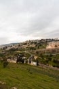 View from above on Emek Valley of Hinnom,