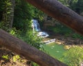 The View From Above the Falls at Cummins State Park