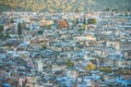 View from above on Fez medina in Morocco - the largest medina in the world Royalty Free Stock Photo