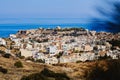 View from above of Greek city Rethymno Royalty Free Stock Photo