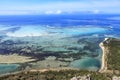 View from above on indian ocean