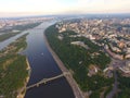 View from above Kyiv city, Ukraine