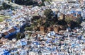 View from above of a maroccan village Royalty Free Stock Photo
