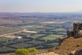 View above of Mount Bental Royalty Free Stock Photo