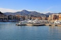 View above Port of Nice, French Riviera, France Royalty Free Stock Photo