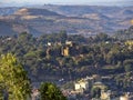 View from above to Gondar Castle, Ethiopia Royalty Free Stock Photo