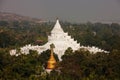 View from above to Hsinbyume paya or Myatheintan Pagoda