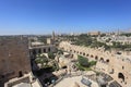 View from Above of the Tower of David Royalty Free Stock Photo