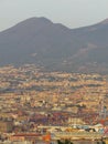 View from above - the whole city. Naples, Italy. Royalty Free Stock Photo