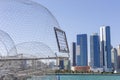 View on Abu Dhabi from the fishing harbour