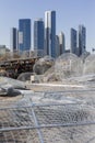 View on Abu Dhabi from the fishing harbour