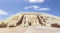 Abu Simbel, the Great Temple of Ramesses II, Egypt Royalty Free Stock Photo