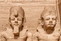 Abu Simbel, the Great Temple of Ramesses II, Egypt Royalty Free Stock Photo