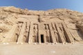 Abu Simbel, the temple of Hathor and Nefertari, also known as the Small Temple, Egypt