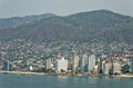 View of Acapulco Bay - hotels and beach Royalty Free Stock Photo