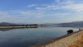 View of the accumulation lake