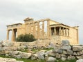 Acropole. The Erechtheion Royalty Free Stock Photo