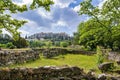 View on Acropolis from ancient Agora, Athens, Greece Royalty Free Stock Photo