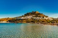 View of the Acropolis of Lindos Royalty Free Stock Photo