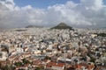 View from Acropolis to Likavittos hill, Acropolis, Athens