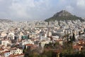 View from Acropolis to Likavittos hill, Athens