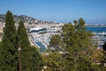 View across the bay of Cannes towards the islands of Lerins