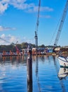 Marine Construction Project, Blackwattle Bay, Sydney Harbour, Australia